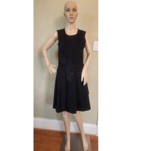 Kobi Halperin Sleeveless Velvet-Embroidered Dress